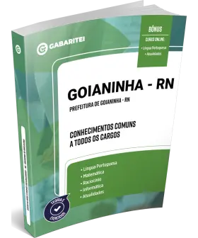 Capa: Material Didático - Prefeitura de Goianinha - RN - Conhecimentos Comuns a todos os Cargos
