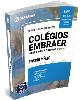 Capa: Material Didático - Colégios Embraer