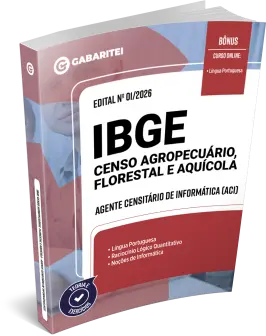 Capa: Material Didático - IBGE - Censo 2027 - Agente Censitário de Informática (ACI)
