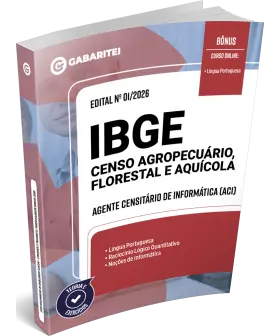 Capa: Material Didático - IBGE - Censo 2027 - Agente Censitário de Informática (ACI)