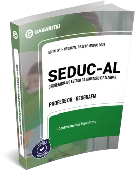 Capa: Material Didático - SEDUC - AL - Professor - Geografia