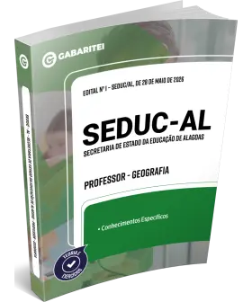 Capa: Material Didático - SEDUC - AL - Professor - Geografia