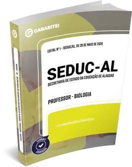 Capa: Material Didático - SEDUC - AL -Professor - Biologia