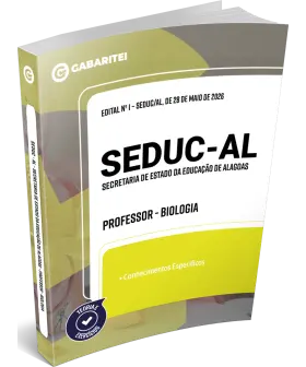 Capa: Material Didático - SEDUC - AL -Professor - Biologia