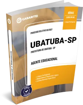Capa: Material Didático - Prefeitura de Ubatuba - SP - Agente Educacional
