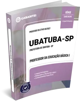 Capa: Material Didático - Prefeitura de Ubatuba - SP - Professor da Educação Básica I
