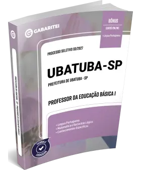 Capa: Material Didático - Prefeitura de Ubatuba - SP - Professor da Educação Básica I