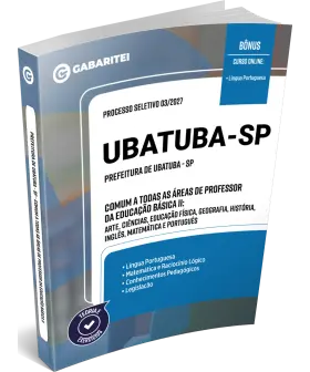 Capa: Material Didático - Prefeitura de Ubatuba - SP	Comum a todas as áreas de Professor da Educação Básica II