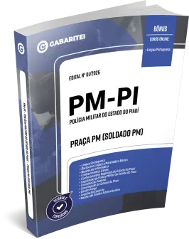 Capa: Material Didático - PM - PI - Praça PM (Soldado PM)