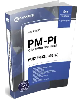 Capa: Material Didático - PM - PI - Praça PM (Soldado PM)