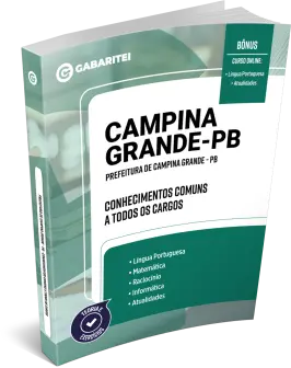 Capa: Material Didático - Prefeitura de Campina Grande - PB	- Conhecimentos Comuns a todos os Cargos