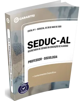 Capa: Material Didático - SEDUC - AL - Professor - Sociologia
