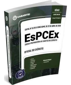 Capa: Material Didático - EsPCEx - Oficial do Exército