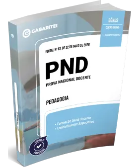 Capa: Material Didático - PND - Pedagogia