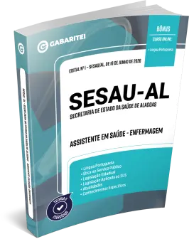 Capa: Apostila SESAU-AL - Assistente em Saúde - Enfermagem