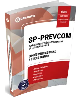 Capa: Apostila SP-PREVCOM - Conhecimentos Comuns a todos os Cargos