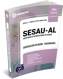 Capa: Apostila SESAU - AL - Especialista em Saúde - Enfermagem