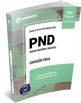 Capa: Apostila PND - Prova Nacional Docente	- Educação Física