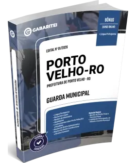 Capa: Apostila Prefeitura de Porto Velho - RO	- Guarda Municipal