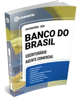 Capa: Apostila Preparatória  - BB - Escriturário - Agente Comercial