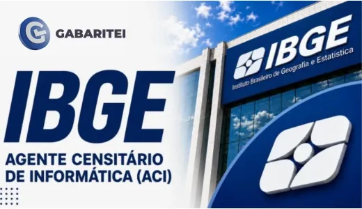 Capa: Curso Online IBGE - Agente Censitário de Informática (ACI)