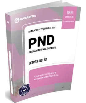 Capa: Apostila PND - Letras Inglês