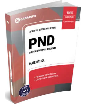 Capa: Apostila PND - Matemática
