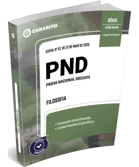 Capa: Apostila PND - Filosofia