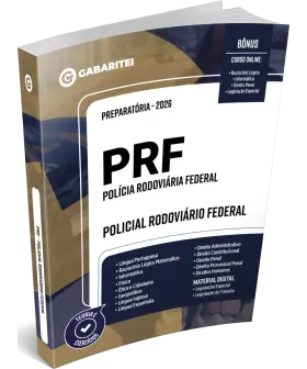 Capa: Apostila Preparatória PRF - Policial Rodoviário Federal