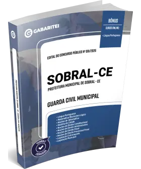Capa: Apostila Prefeitura Municipal de Sobral - CE - Guarda Civil Municipal