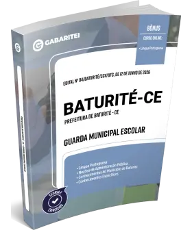 Capa: Apostila Prefeitura de Baturité - CE - Guarda Municipal Escolar