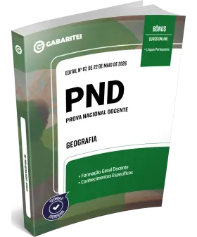 Capa: Apostila PND - Geografia