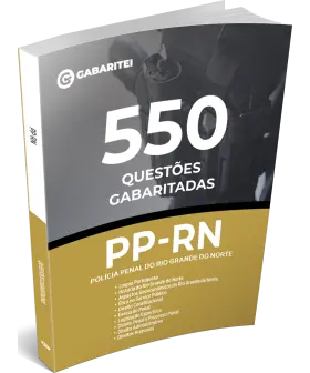 Capa: Caderno Questões PP - RN - 550 Questões Gabaritadas