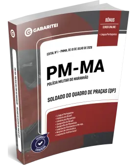 Capa: Apostila PM-MA- Soldado do Quadro de Praças (QP)