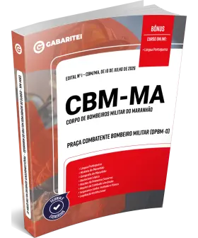Capa: Apostila CBM-MA - Praça Combatente Bombeiro Militar (QPBM‐0)