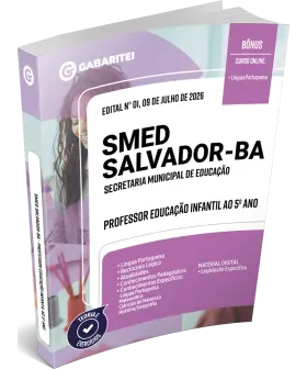 Capa: Apostila SMED Salvador-BA - Professor Educação Infantil ao 5º ano