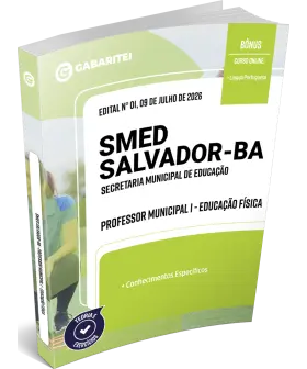 Capa: Apostila SMED Salvador-BA - Professor Municipal I - Educação Física