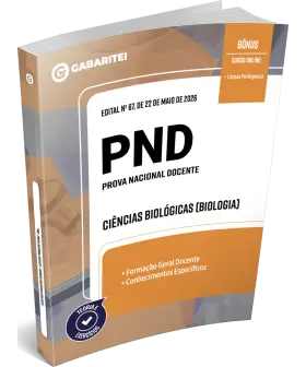 Capa: Apostila PND - Ciências Biológicas (Biologia)