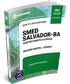Capa: Apostila SMED Salvador-BA - Professor Municipal I - Geografia