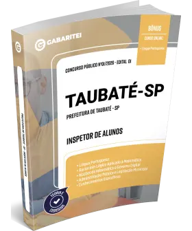 Capa: Apostila Prefeitura de Taubaté - SP - Inspetor de Alunos - digital