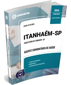Capa: Apostila Prefeitura de Itanhaém - SP - Agente Comunitário de Saúde