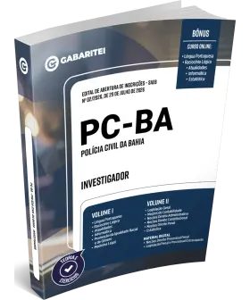 Capa: Apostila PC-BA - Investigador