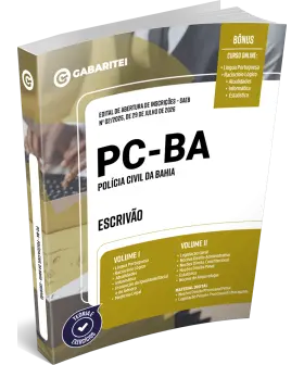 Capa: Apostila PC-BA - Escrivão