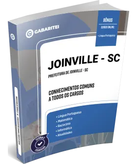 Capa: Apostila Prefeitura de Joinville - SC - Conhecimentos Comuns a todos os Cargos