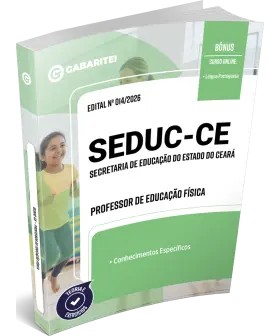 Capa: Apostila Seduc-CE -  Professor de Educação Física