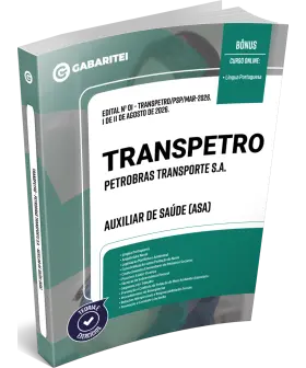 Capa: Apostila Transpetro - Auxiliar de Saúde (ASA)