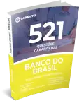 Capa: Banco do Brasil  - 521 Questões Gabaritadas - Escriturário - Agente Comercial