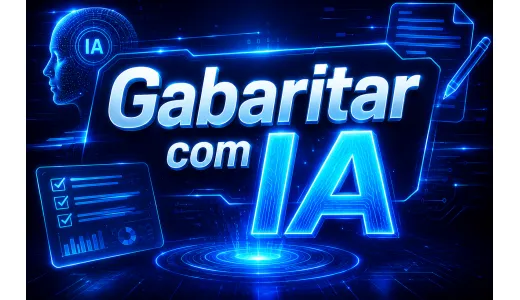 Capa: Curso Online Gabaritar com IA