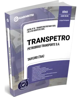 Capa: Apostila Transpetro - Taifeiro (TAA)