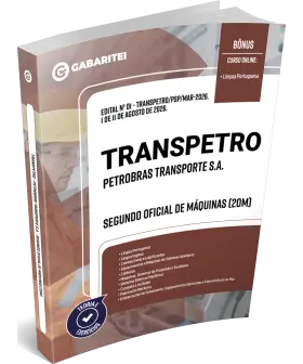 Capa: Apostila Transpetro -  Segundo Oficial de Máquinas (2OM)